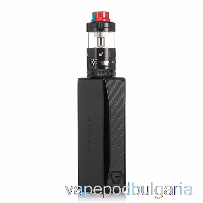 Vape 10000 Дръпки Steam Crave Hadron Mini Dna100c 100w Starter Kit Supreme - черен
